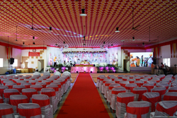 Marriage Hall decoration with LED Screen and other modern amenities